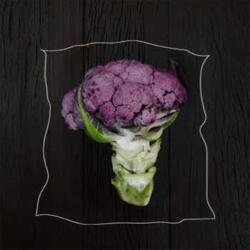 Coliflor morado orgánico